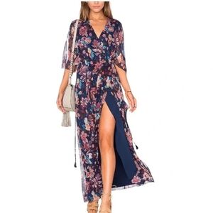 Haute Hippie Floral Maxi Dress, 100% silk ($600 original price)
